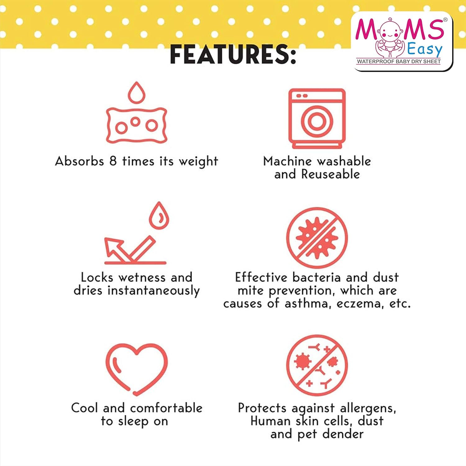 MOMSEASY® New Born Baby Mat for Baby Urine Waterproof, Mat for Baby Playing, Mat for Baby Sleeping and Baby Care Product Combo (Lilac-Maroon) (Medium, 100x70 cm)