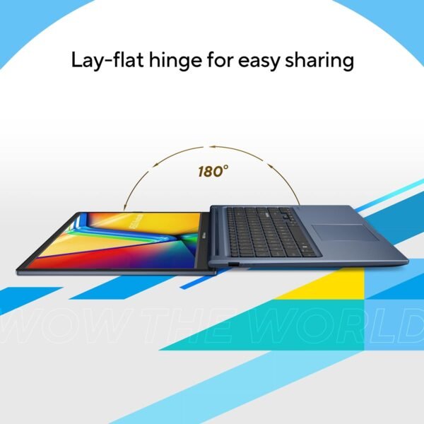 ASUS Vivobook 15, Intel Core i5-1235U 12th Gen, 15.6" (39.62 cm) FHD, Thin and Light Laptop (16GB RAM/512GB SSD/Win11//Backlit Keyboard/Blue/1.7 kg), X1504ZA-NJ541WS