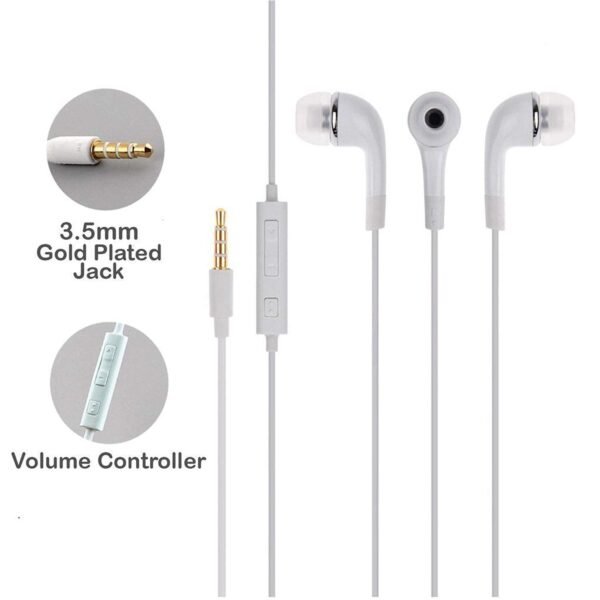 In-Ear Headphone For Motorola XT319, XT 319 In- Ear Headphone | Earphones | Headphone| Handsfree | Headset | Calling Function | Earbuds | Microphone| Bass Bost Sound | Flat Wired Earphone| Original Earphone like Compatible With All Andriod Smartphone, MP3 Players, Mobile, Laptops Earphone Original YR, AII 3, White