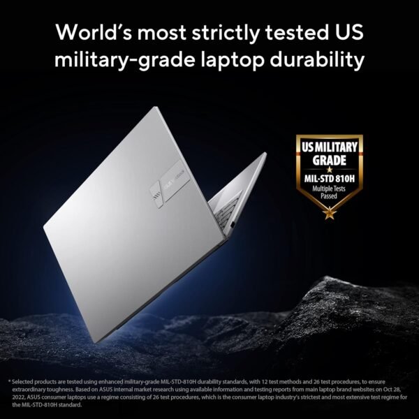 ASUS Vivobook 14 Thin and Light Laptop, Core i3-1215U 12th Gen, 14" (35.56 cm) FHD, 60Hz (8GB RAM/512GB SSD/Windows 11/Office 2021/Fingerprint/42WHr /Blue/1.40 kg), X1404ZA-NK321WS