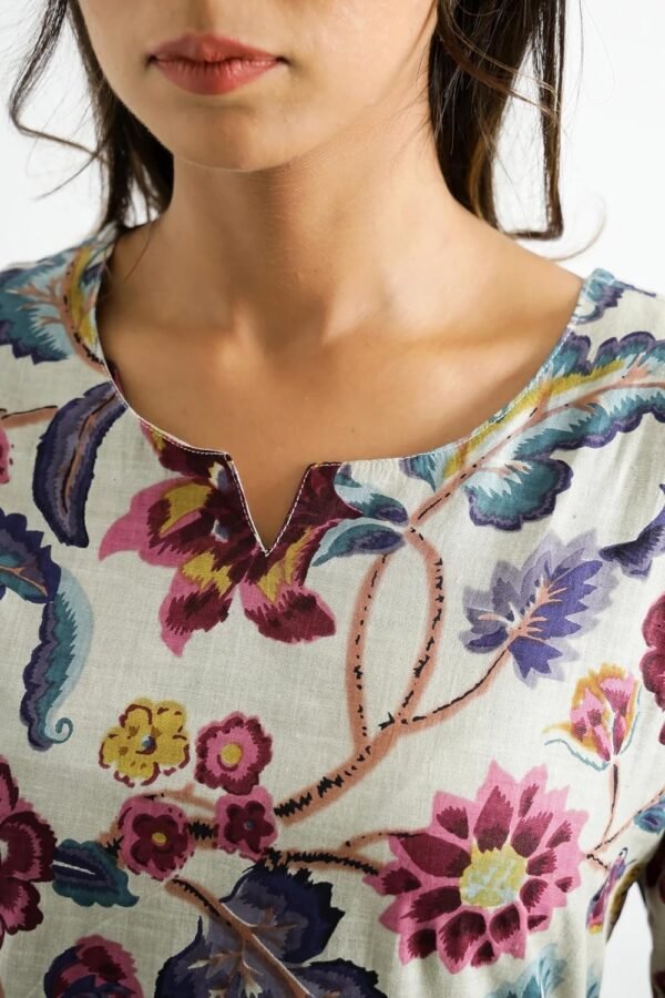 Toochki Dress for Women | Cotton Dress for Women | Two Piece Dress Set |Co Ord Set Dresses for Women | Dresses for Women | Dress for Women | Floral Printed Dress | Rayon Printed Dress