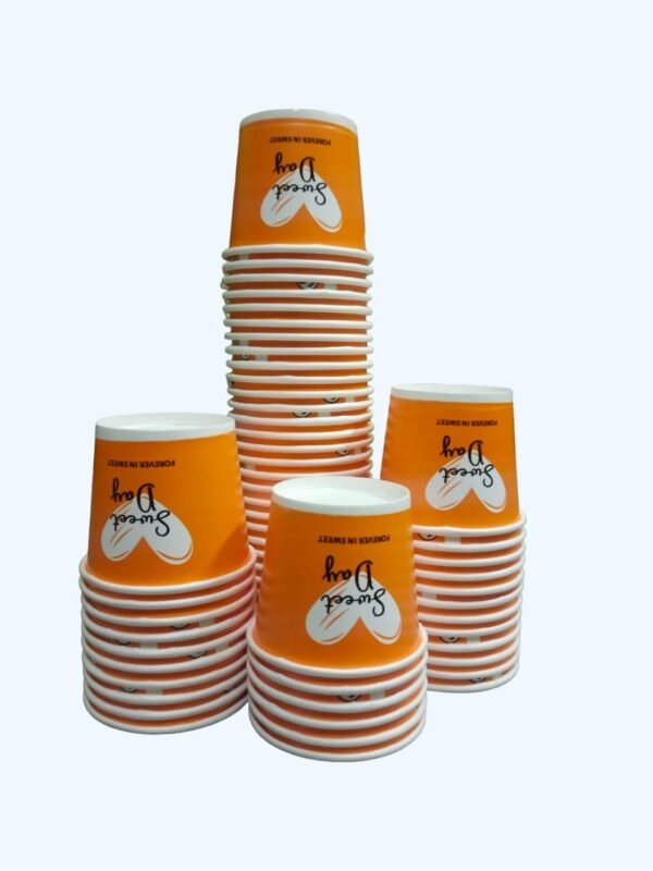 Red Label Earth-Friendly 150Ml Paper Cups - Pack of 8 (704 Pcs) - Ideal for Coffee, Tea, and Cold Beverages - Biodegradable and Compostable