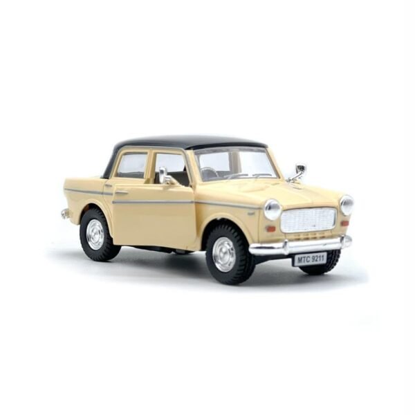 Amisha Gift Gallery Car Toy for Kids Queens 70 Toy Model Fiat Openable Doors Pull Back Action Collectible Model for Kids Car Model Gift Toys for Kid Vehicle Colors as Per Availability Beige