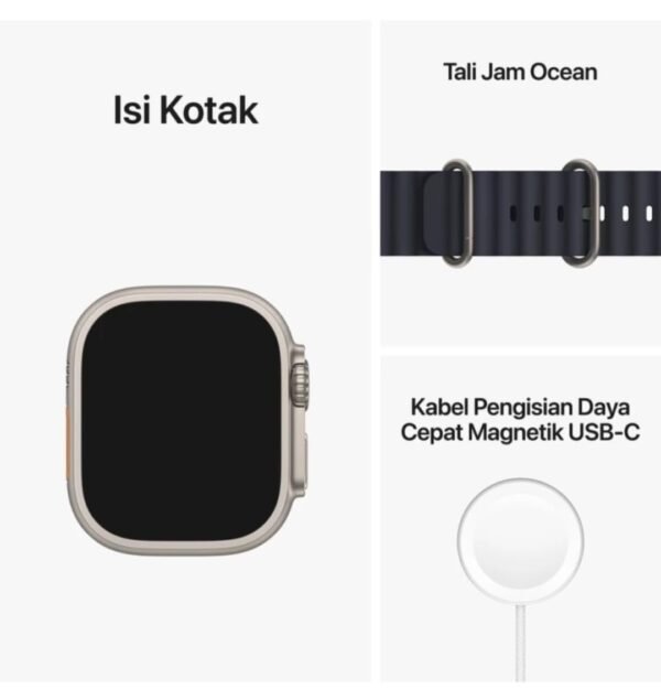AUZU - T800 Ultra Smart Watch with Wireless Charging Smartwatch and Black Strap Colour for Boys & Girls