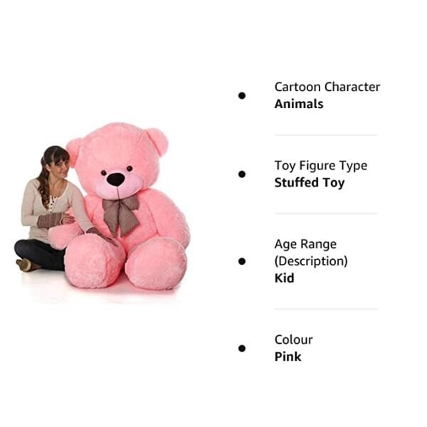 StyleNDemand Teddy Bear, Soft Toys, Birthday Gift for Girls/Wife, Boyfriend/Husband, Wedding for Couple Special, Rakhi for Brother/Sister Gift Items, (2 FEET, Pink).