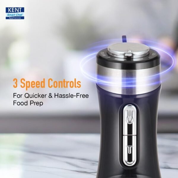 KENT 16044 Hand Blender Stainless Steel 400 W | Variable Speed Control | Easy to Clean and Store | Low Noise Operation