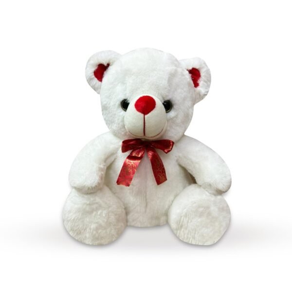EITHEO Soft Toys Loveable Huggable Teddy Bear Plush Stuffed Animal | Ideal Birthday or Valentine's Day Gift for Girlfriend or Wife | Soft and Cuddly - 30 cm/1 Feet White