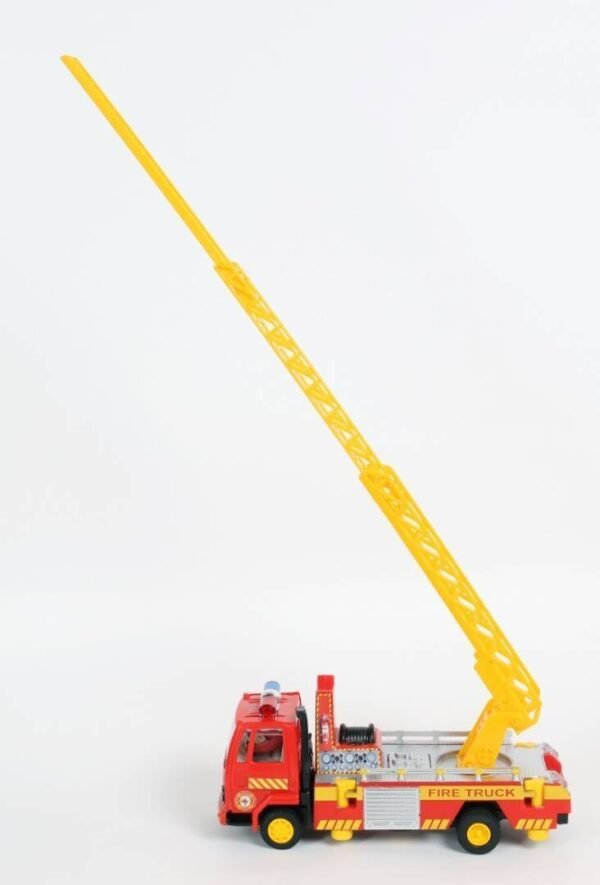 Centy Toys Fire Ladder Truck, Plastic, Yellow, Kid