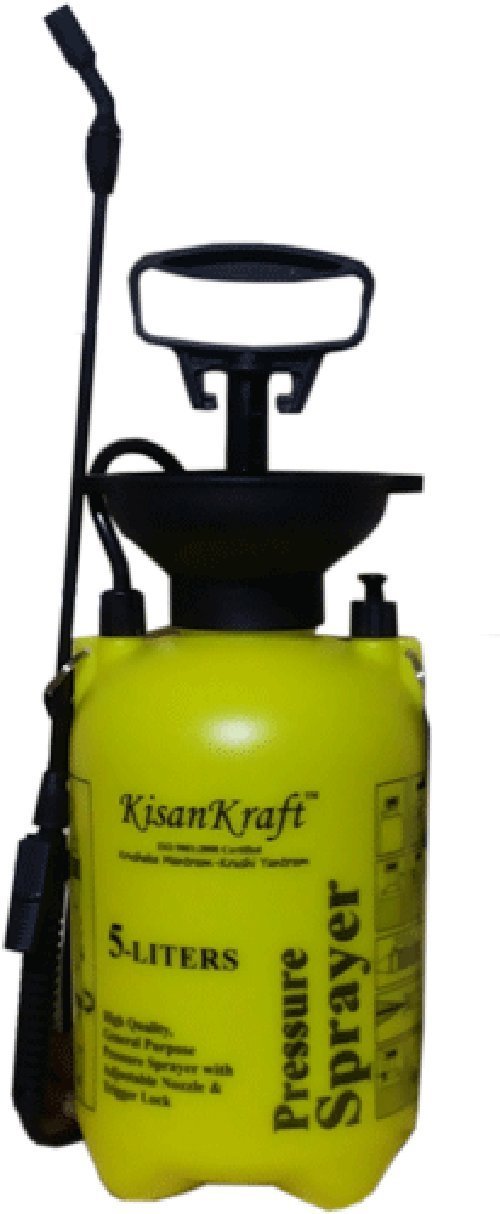 Kisan Kraft KK-PS5000 Pressure Spray Pump 5L| Gardening Water Pump Sprayer | Plant Water Sprayer for Home Garden | Spray Bottles for Garden Plants and Lawn | Plant Watering Can | Color May Vary)