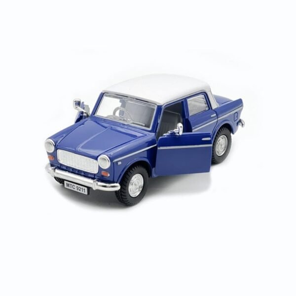 Amisha Gift Gallery Car Toy for Kids Queens 70 Toy Model Fiat Openable Doors Pull Back Action Collectible Model for Kids Car Model Gift Toys for Kid Vehicle Colors as Per Availability Blue