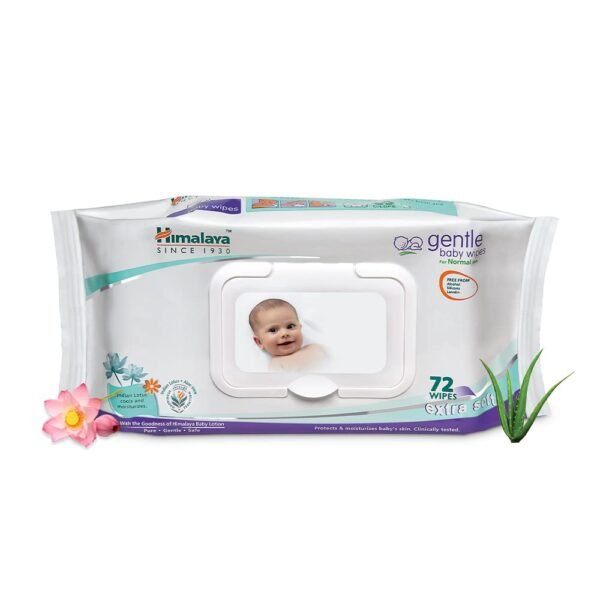 Himalaya Herbals Babycare Gift Pack & Himalaya Gentle Baby Wipes, 72 Wipes
