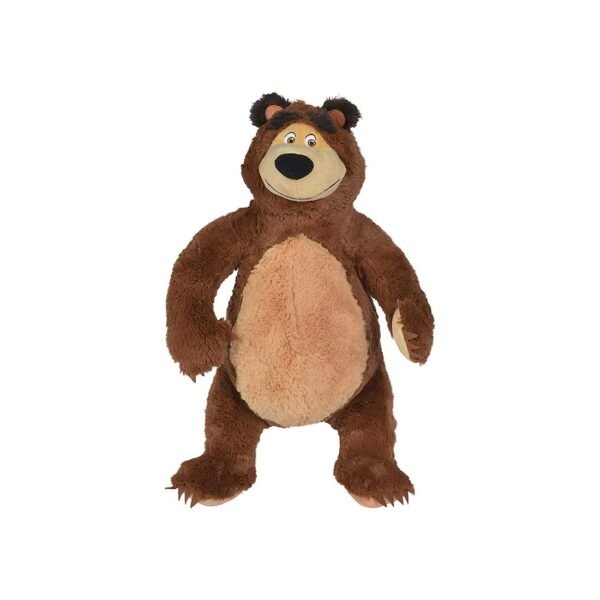 Simba Masha and The Bear Plush Soft Teddy Bear for Kids | (30cm, Brown)