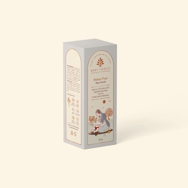 Baby Forest- Nayan Anjan Baby Kajal- 5gm, Dulaar Pyar Baby Powder- 200gm, Moh Malai Baby Body Lotion- 200ml, Khilta Mukhra Baby Face Cream- 50gm | | Holistic Baby Care Kit | Newborn baby products