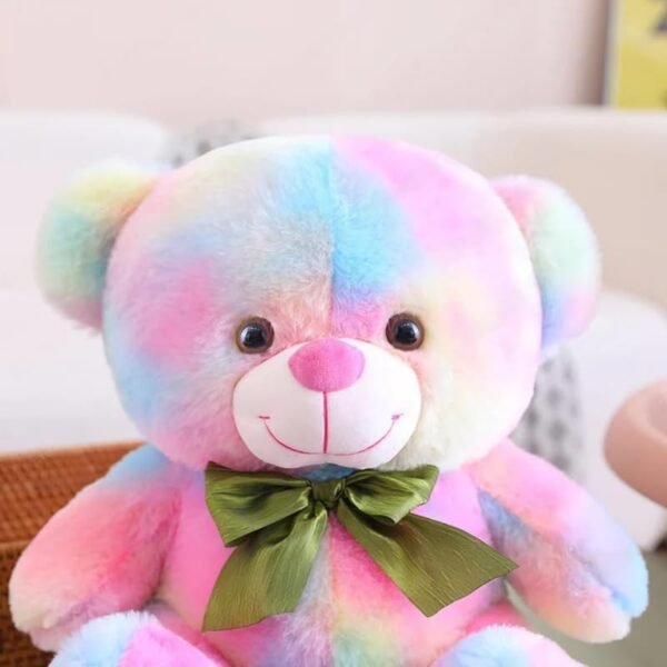 HUG 'n' FEEL SOFT TOYS Rainbow Soft Toy Lovable Huggable Cute Teddy Bear Plush Toy Grandparents Best for Diwali, Baby Shower, Birthday, Raksha Bandhan, Housewarming (30cm Multicolor)