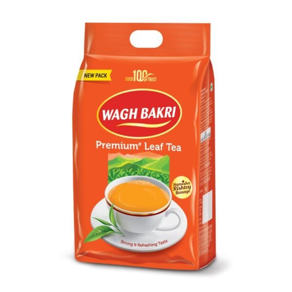 Wagh Bakri Premium Leaf Tea Pack, 1Kg, Assam
