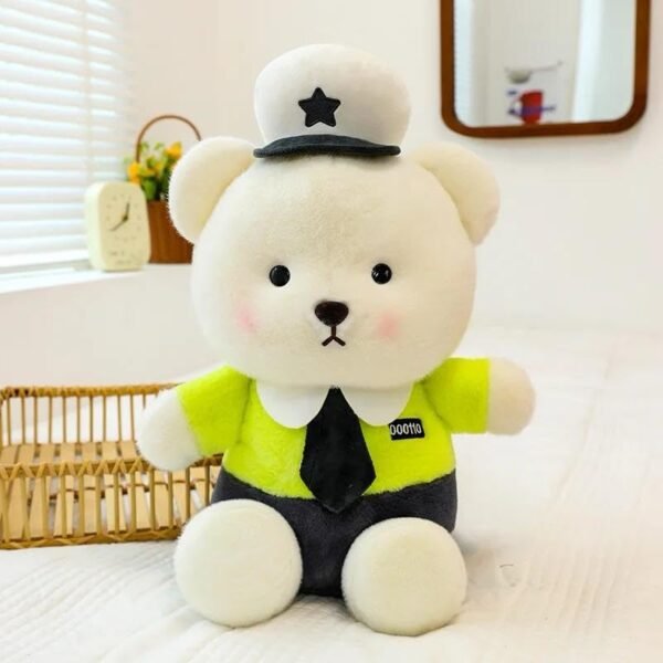SCOOBA Super Soft Police Teddy Soft Toy, 25 cm Small, Pack of 1