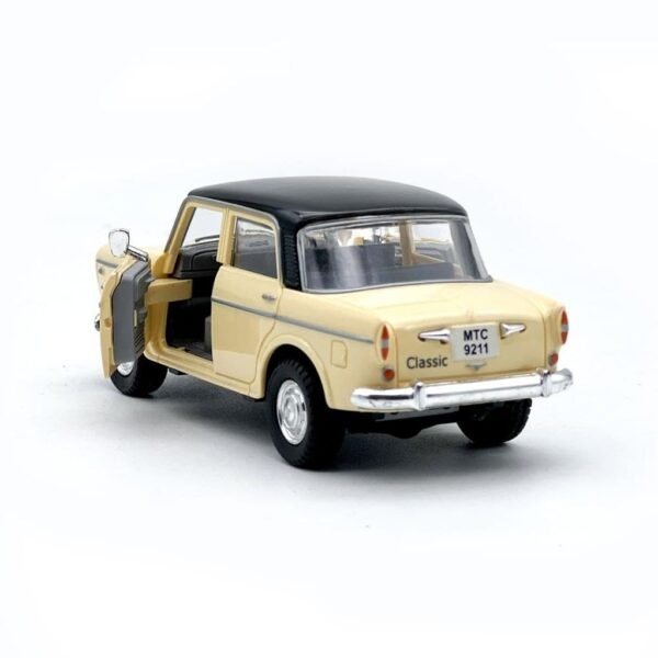 Amisha Gift Gallery Car Toy for Kids Queens 70 Toy Model Fiat Openable Doors Pull Back Action Collectible Model for Kids Car Model Gift Toys for Kid Vehicle Colors as Per Availability Beige