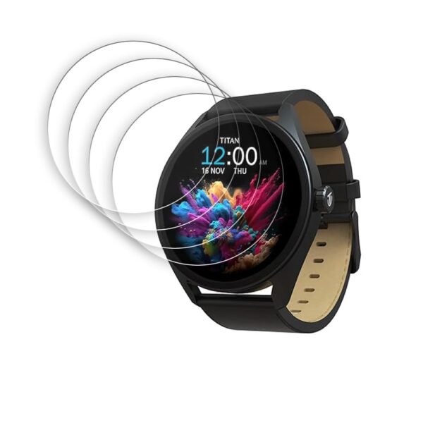 ARBAN Screen Protector for Smartwatch Titan Crest 1.43 inch (Pack-4 SMARTWATCH SCREEN PROTECTOR)