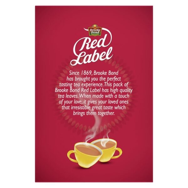 Lipton Brooke Bond Red Label Tea Leaf Carton, Ginger, 500/575 Grams (Weight May Vary)
