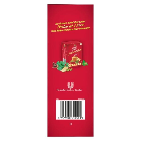 Lipton Brooke Bond Red Label Tea Leaf Carton, Ginger, 500/575 Grams (Weight May Vary)