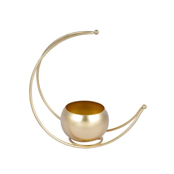 CraftVatika Geometric Metal Flower Vase Diwali Gift Items for Home Decoration Tabletop, Side Table, Living Room, Home Office Decoration, Home Decorative Items, Golden 9 Inches Height (1 Box)
