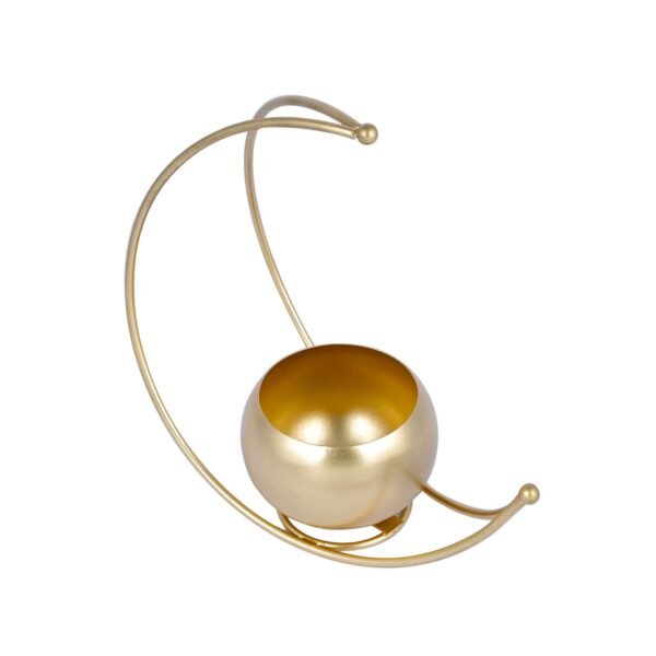 CraftVatika Geometric Metal Flower Vase Diwali Gift Items for Home Decoration Tabletop, Side Table, Living Room, Home Office Decoration, Home Decorative Items, Golden 9 Inches Height (1 Box)