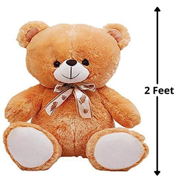 HUG 'n' FEEL SOFT TOYS 2 Feet Brown Giant Teddy Bear Soft, Plush, and Cuddly Stuffed Animal for Kids, Birthdays, Anniversaries, Valentine's Day, and Special Occasions Large Huggable