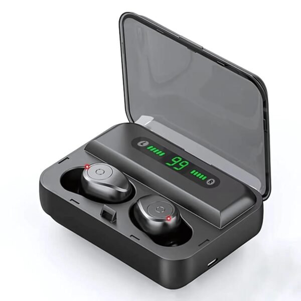 TRIDEO 𝗰𝗼𝗺𝗯𝗼 C737-FW-12 Smart Watch 1.3'' Full Touch Smartwatch with 24x7 Dynamic Heart Rate & F9 Bluetooth 5.0 TWS Earbuds with Digital Stereo Music True Wireless Bluetooth Headset