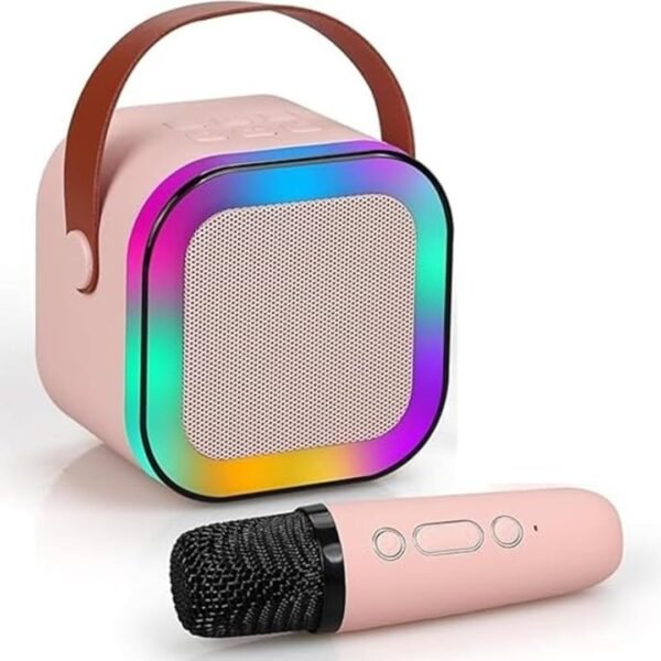 ABTER New Karaoke Machine for Kids with Wireless Mics 4-12 Years Old Girls Birthday Toys Gifts for Girls Boys Ages 4, 5, 6, 7, 8, 9, 10, 12 +Year Old Birthday Home Party (K-12 Single MIC)