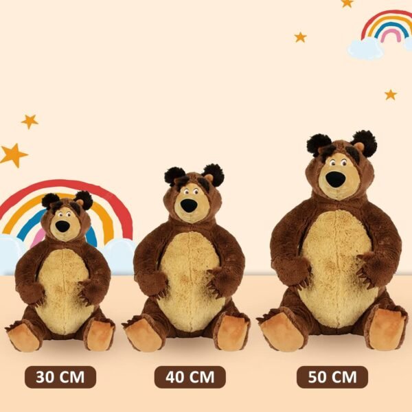 Simba Masha and The Bear Plush Soft Teddy Bear for Kids | (30cm, Brown)