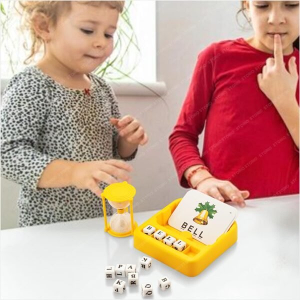 Storio Toys Spelling Brain Games for Kids with Flash Cards, 2 in 1 Matching Letter Games for Boys and Girls Sight Words Recognition Kindergarten Teaching Tools Preschool 3-8 Years WordPerfect Junior