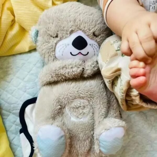 Breathing Teddy Bear with Music, Sound, Light and and Breathing Motion.| Breathing Teddy Bear Soft Toy for Kids or Babys,| Best Gift for Kids