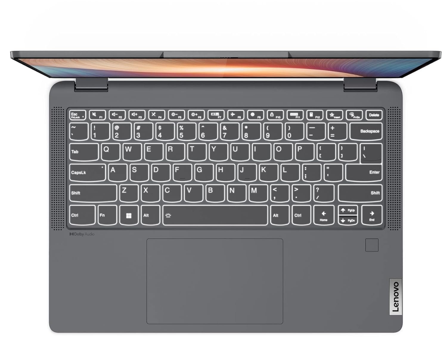 Lenovo IdeaPad Flex 5 AMD Ryzen 5 5500U 14" (35.56cm) WUXGA IPS 2-in-1 Convertible Touchscreen Laptop (16GB/512GB SDD/Win11/Office 2021/Backlit/FPR/3months Game Pass/Storm Grey/1.55Kg), 82R9005JIN