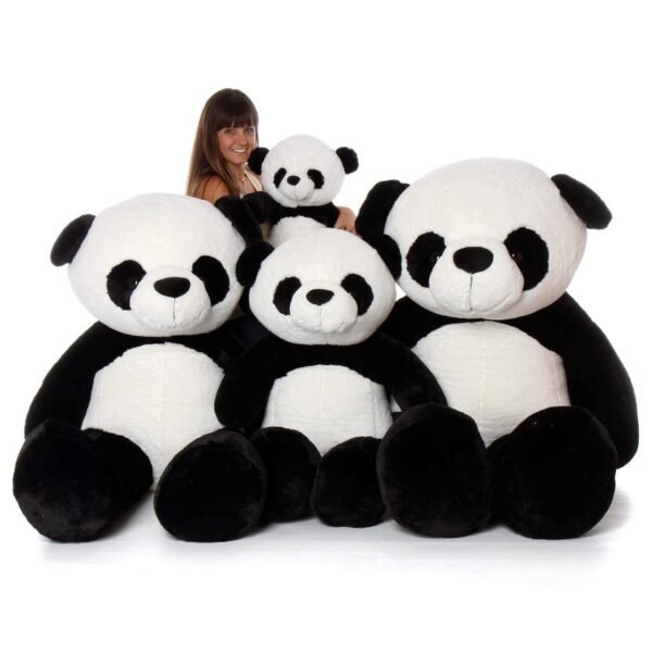 ToYBULK Panda Teddy Bear, Teddy Bear 5 Feet for Girls, Soft Toys for Girls, Big Teddy Bear, Toys for Girls/Wife/Girlfriend/Husband, (5 Feet, Panda)