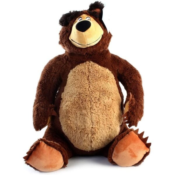 Simba Masha and The Bear Plush Soft Teddy Bear for Kids | (30cm, Brown)