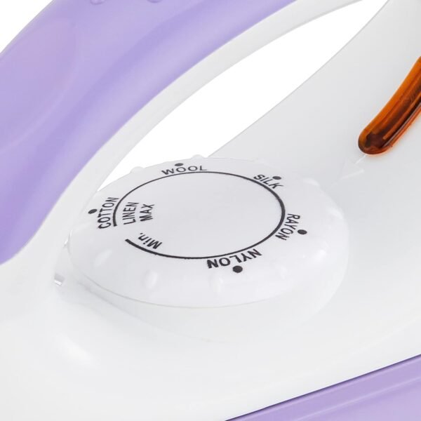 USHA EI Armor 1100 Watts Dry Iron Plastic With Black Weilburger Soleplate (Purple), 1100 Watt