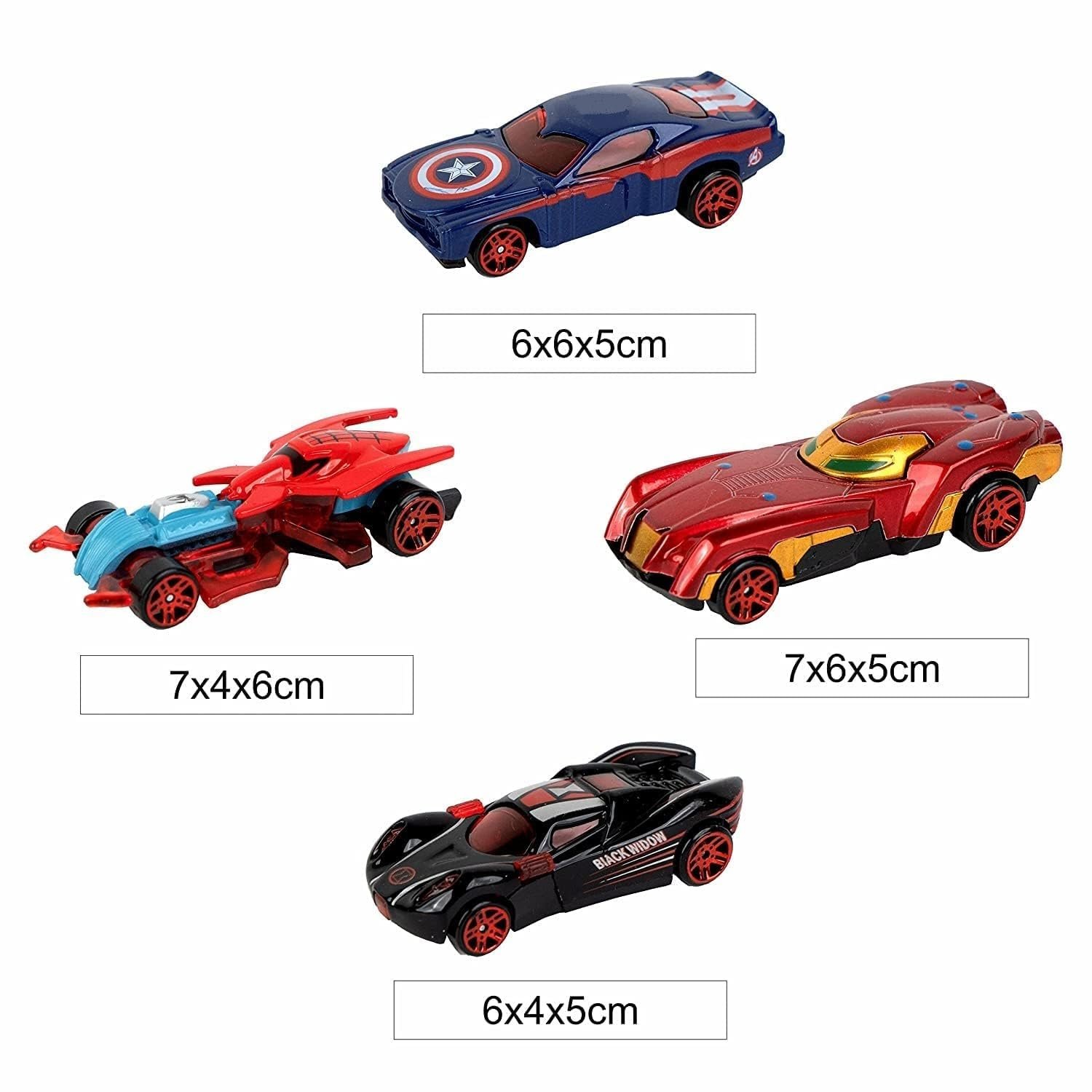 Umadiya® Mini Metal Die Cast Car Set of 6 & 4 Toy Vehicle Play Set Free Wheel High Speed Unbreakable Car, Small Racing Car for Exciting Playtime Adventures, Movie Vehicles Car for Kids (Set of 4)