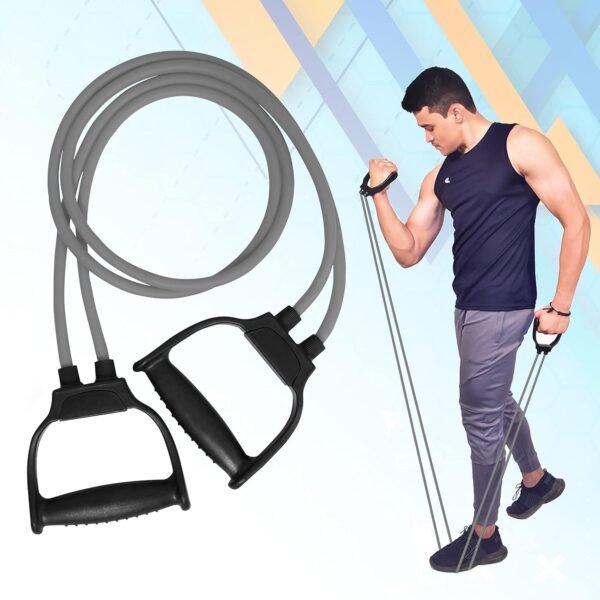 Oddish; Way To Fitness Tummy Trimmer Double Spring With Resistance Band Combo Pack For Men & Women - Ab Exercise Equipement, Abdominal Workout For Home & Gym Use - Stomach, Abs, Belly Exercise