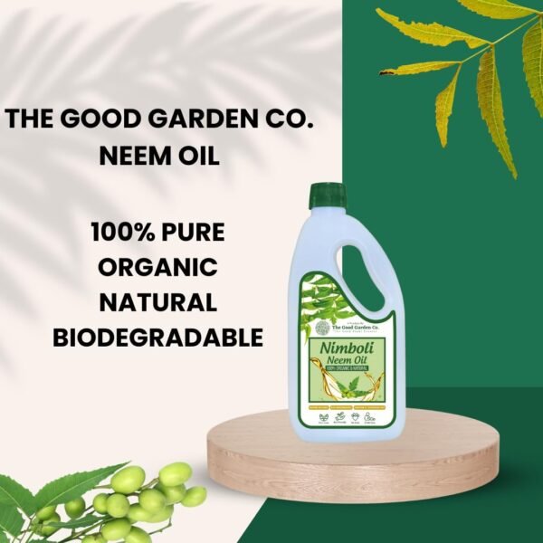 The Good Garden Co.Water Soluble Neem Oil for Plant 250ML 100% Pure Natural Pest Repellent for Organic Farming and Gardening