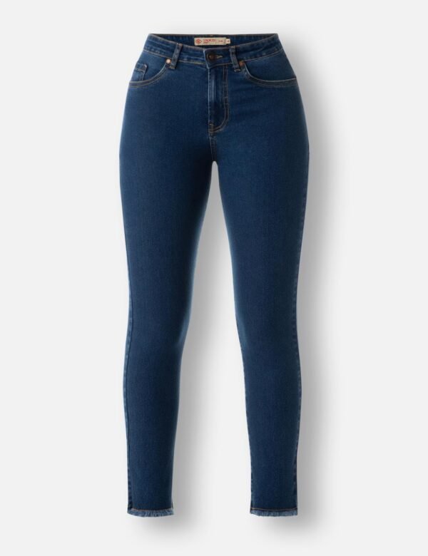 INKD Women's Slim Fit Jeans - Mid-Rise| Enzyme Wash and Classic 5 Pocket Styling