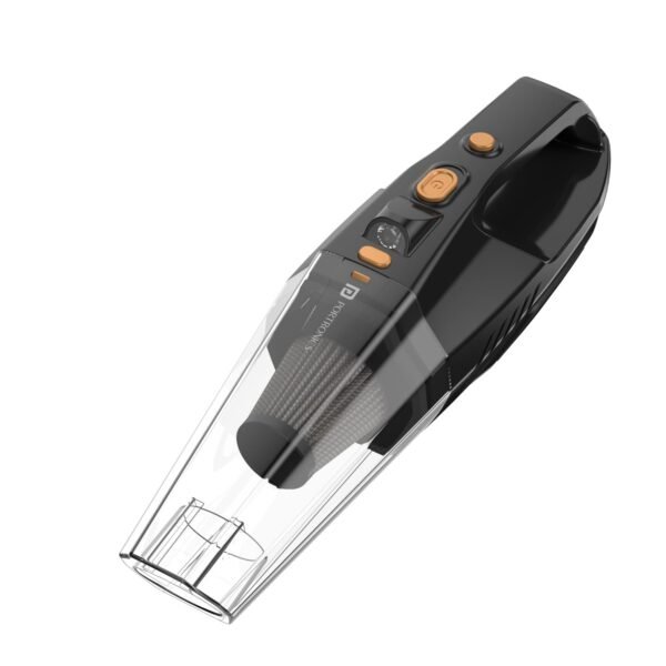 Portronics Mopcop Rechargeable Handheld Vacuum Cleaner for Home & Car, Washable HEPA Filter, Multi-Function Nozzles, Deep Cleaning, Cordless, Dry Vacuum, for Home Appliances (Black)