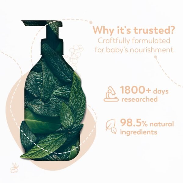 PUER Baby Massage Oil, 250 ml| Natural & Hypoallergenic| Improved muscle development| Dermatologically tested| Safest baby care| ECOCERT Certified