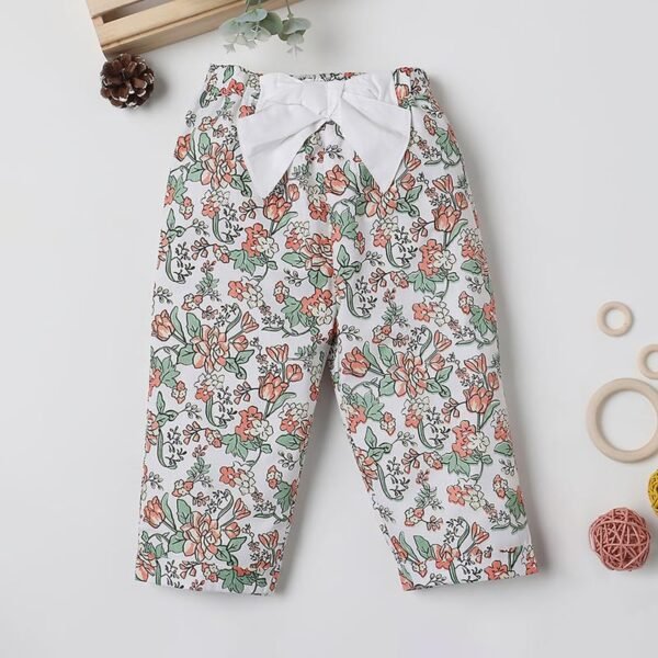 Fancy Fluff Baby Girls Regular Fit Full Bloom High Waist Trouser
