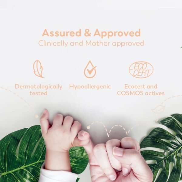 PUER Baby Massage Oil, 250 ml| Natural & Hypoallergenic| Improved muscle development| Dermatologically tested| Safest baby care| ECOCERT Certified