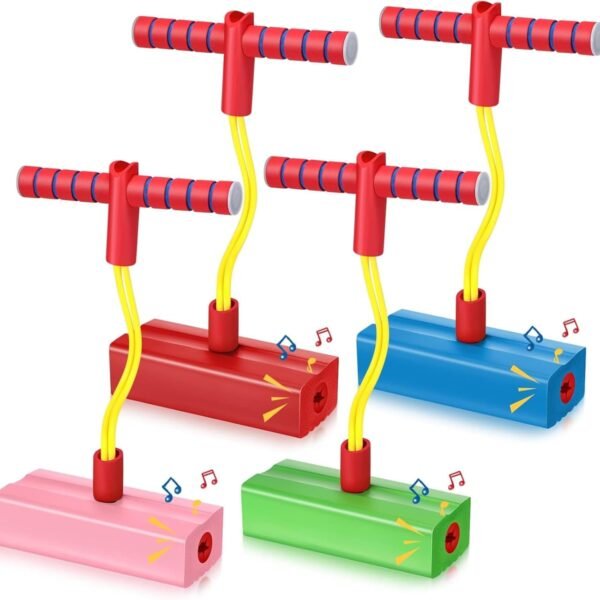TAZLYN Height Increase Jumper for Kids Jumping Toy for Kids pogo Jumper Fun and Safe Pogo Stick for Toddlers Gifts for 3-12 Year Old Boys Girls s Pogo Stick Makes Squeaky Sounds Indoor Toys Fun Gifts