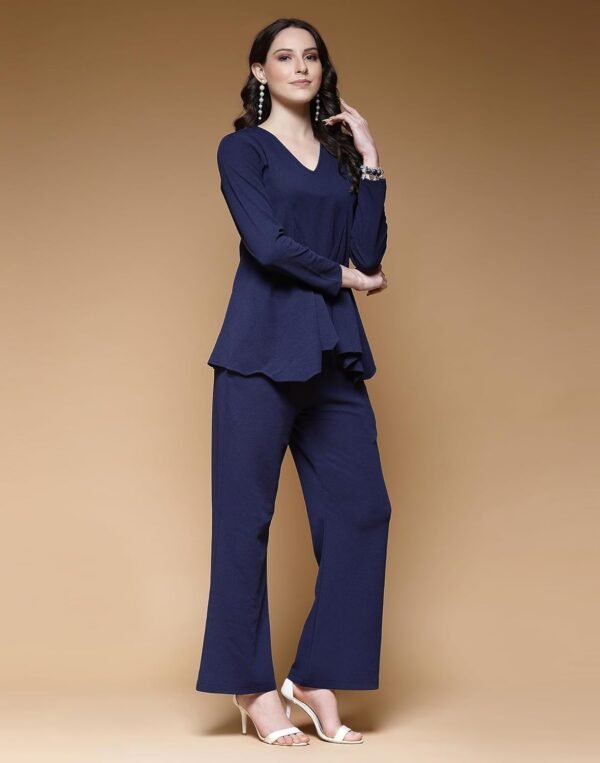 SIRIL Lycra Co-Ord Set For Women's 2 Piece Co-Ord Set | Coord Sets | Formal Co Ord Set For Women