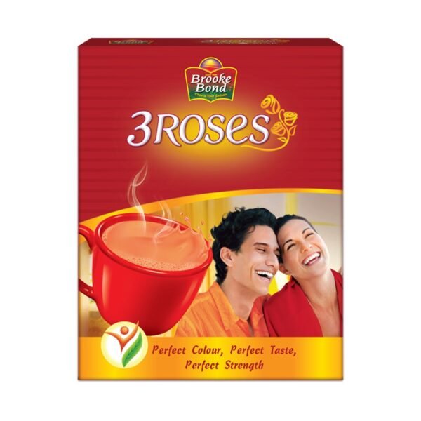 3 Roses Brooke Bond Assam Dust Tea, 110 Gram