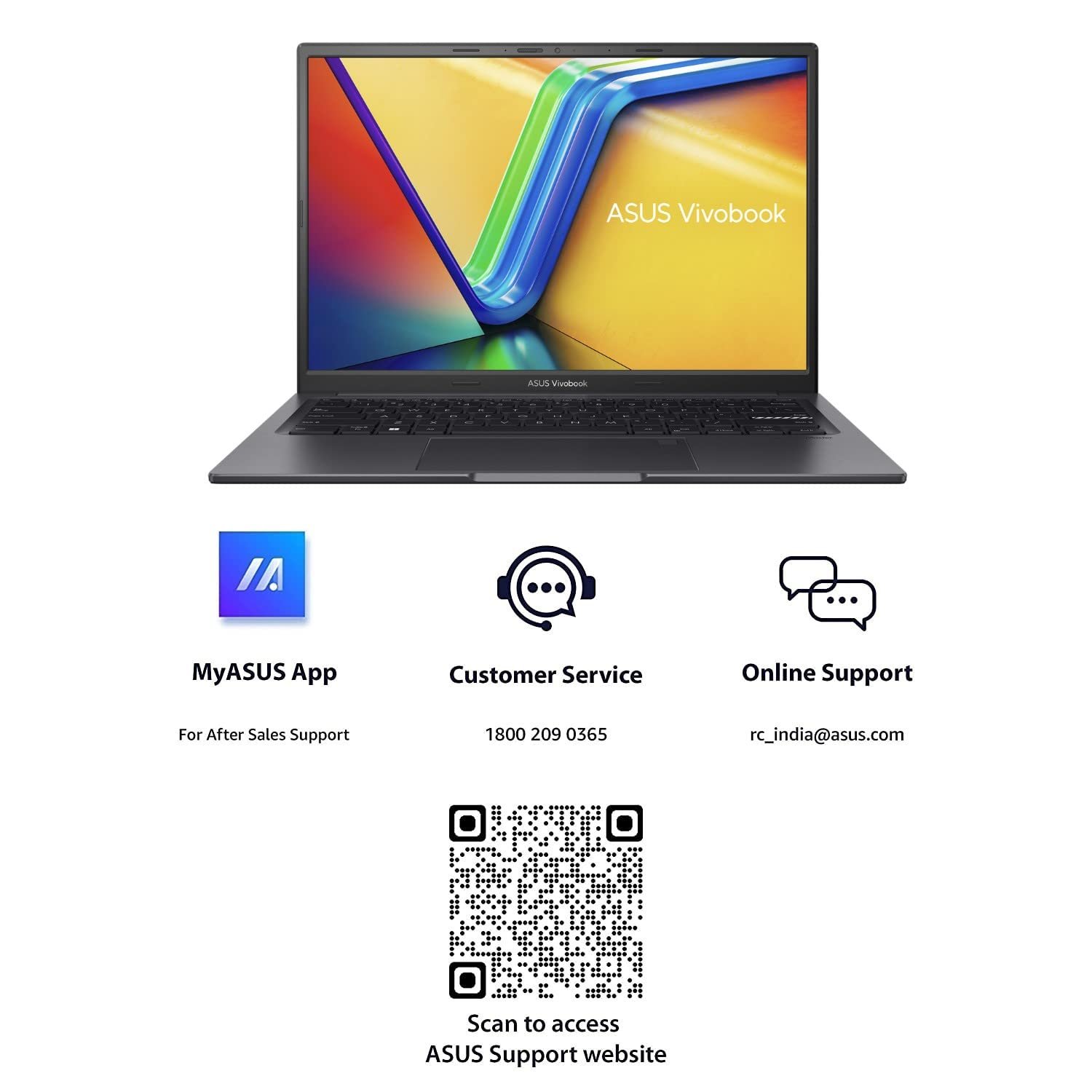 (Refurbished) ASUS Creator Series Vivobook 14X OLED 2023, Intel Core i5-12450H 12th Gen, 14.0-inch 90Hz, Laptop (16GB/512GB SSD/NVIDIA GeForce RTX 2050/Win11//FP/63WHr/Black/1.40 kg),K3405ZFB-KM541WS