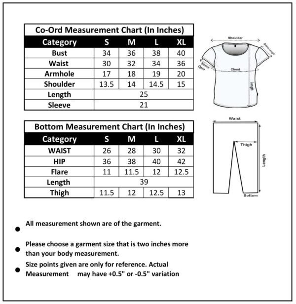 SIRIL Lycra Co-Ord Set For Women's 2 Piece Co-Ord Set | Coord Sets | Formal Co Ord Set For Women