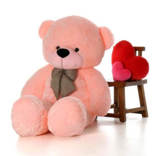 HUG 'n' FEEL SOFT TOYS Teddy Bear 5 feet for Girls, Soft Toys for Kids, Birthday Gift for Girls,Wife,Girlfriend,Husband(Pink, 5 feet)